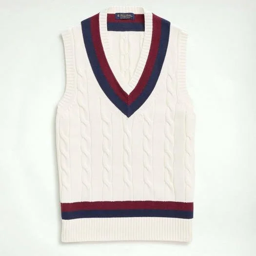 Vintage-Inspired Tennis V-Neck Vest Vintage-Inspired Tennis V-Neck Vest