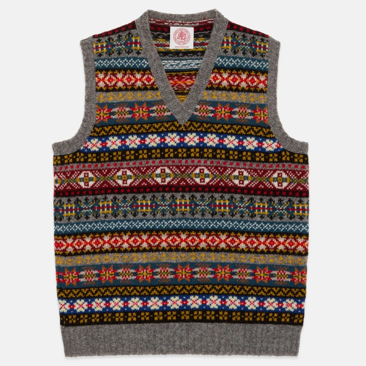 Made-in-Scotland Fair Isle Sweater Vest Made-in-Scotland Fair Isle Sweater Vest