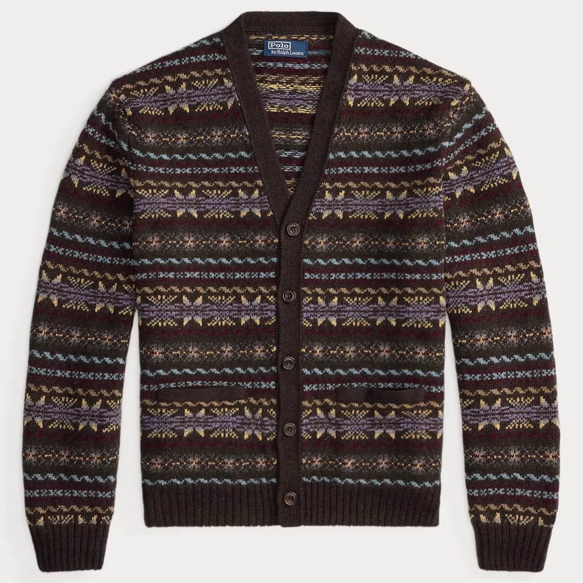 Fair Isle Wool Cardigan Fair Isle Wool Cardigan