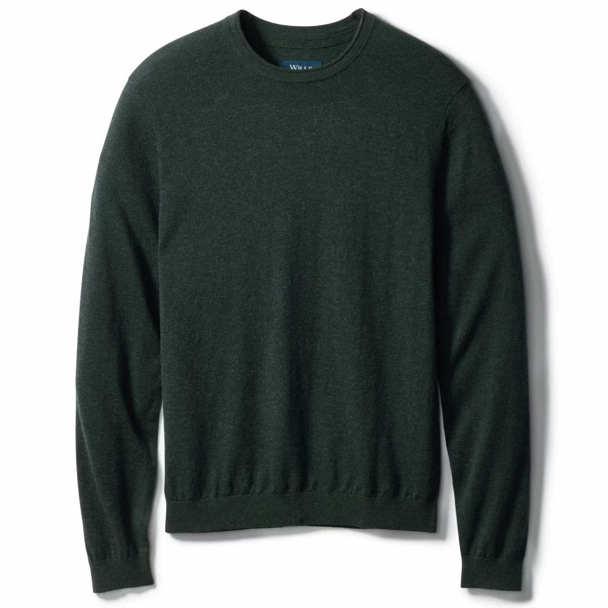 Wills Lightweight Cotton-Merino Crewneck Sweater Wills Lightweight Cotton-Merino Crewneck Sweater