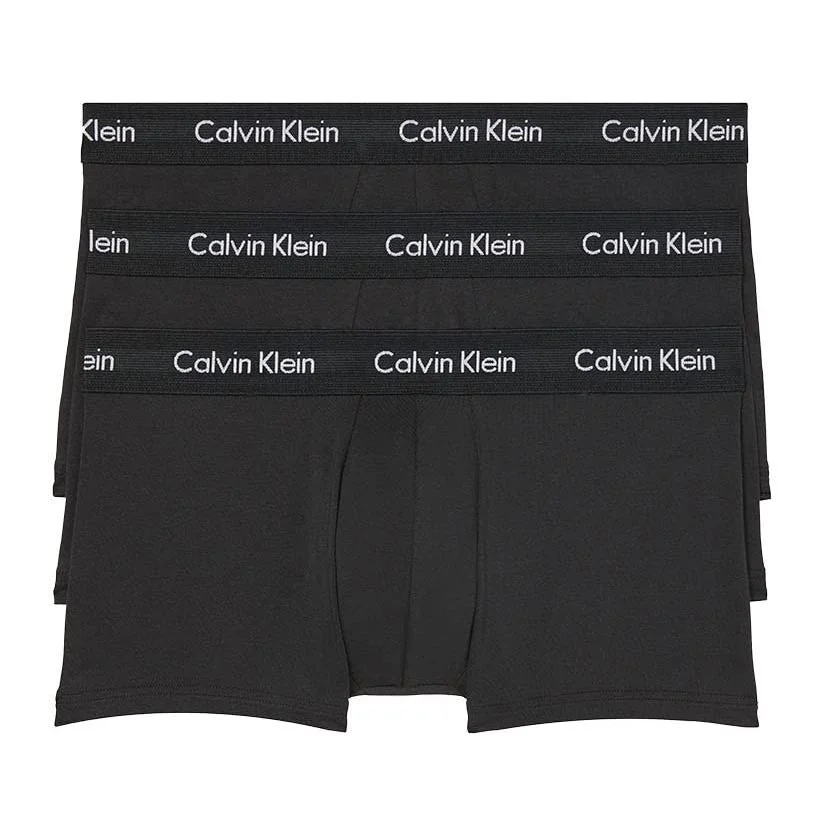 3-Pack Low-Rise Cotton Trunks