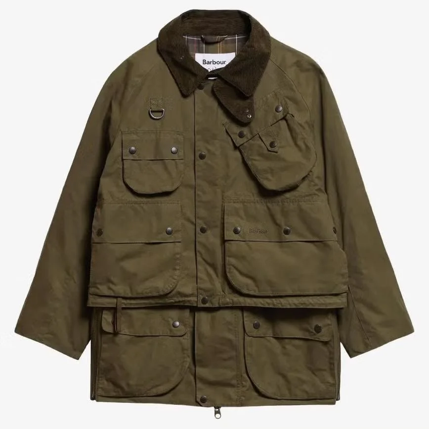 Multi-Pocket Layered Jacket