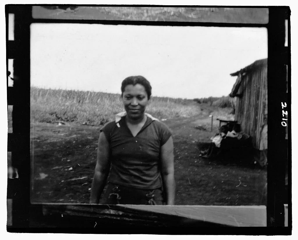 Portrait Of Zora Neale Hurston Outside A Cabin