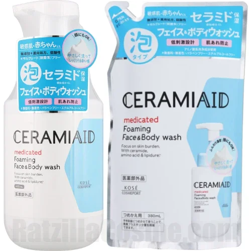 CERAMIAID Medicated Foaming Face & Body Wash セラミエイド 薬用フェイス&ボディウォッシュ