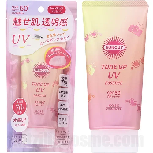 SUNCUT Tone Up UV Essence Rose Pink サンカット トーンアップUVエッセンス ローズピンク