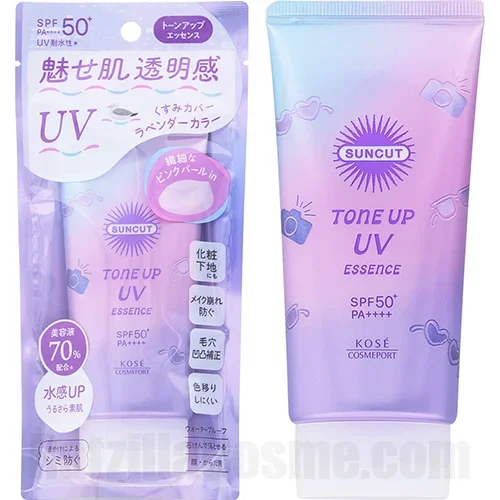 SUNCUT Tone Up UV Essence Lavender (2024 Formula) サンカット トーンアップUVエッセンス ラベンダー