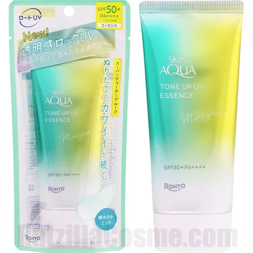 SKIN AQUA Tone Up UV Essence Mint Green (2026 Formula)