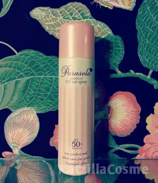 Japanese aerosol sunscreen, Parasola Essence In UV Cut Spray EX SPF50+ PA++++